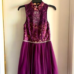 Burgundy Prom Dress